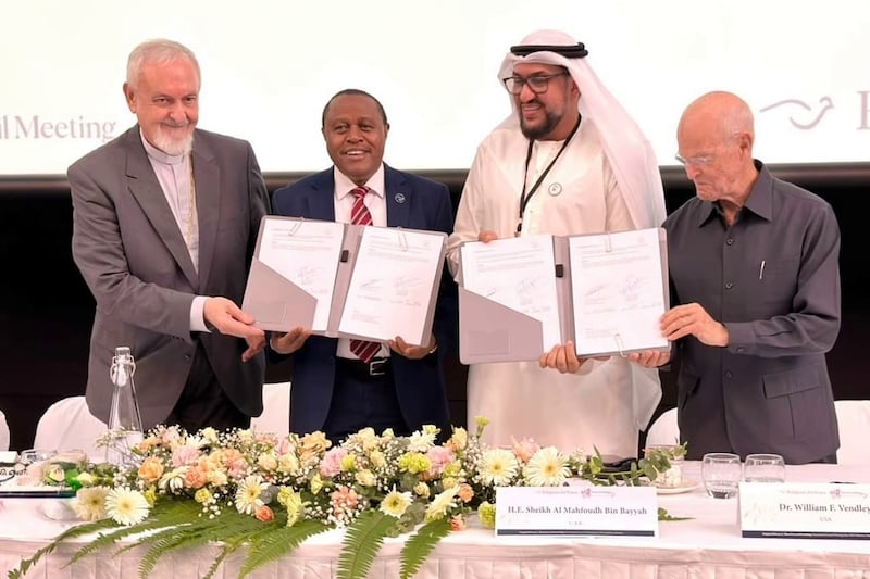 أبوظبي تستضيف أكبر ملتقى للأديان