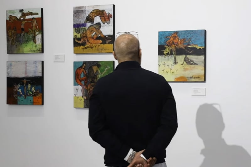 معرض للوحات والصحة في شيشاوة