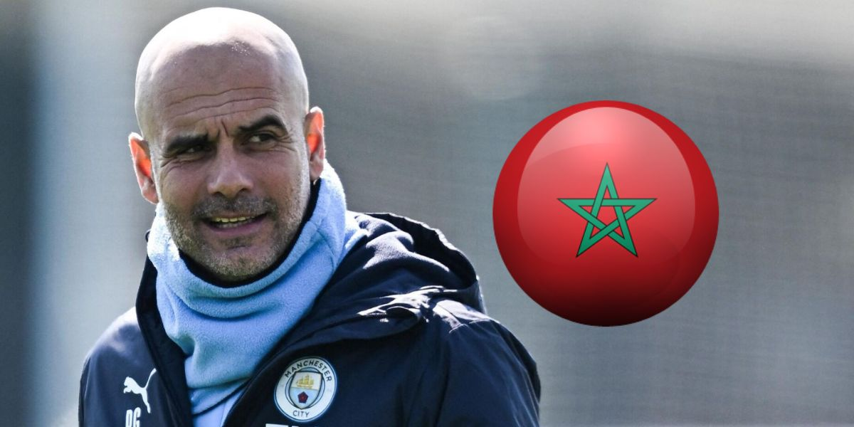 سر حضور غوارديولا لقاء المغرب واسكتلندا