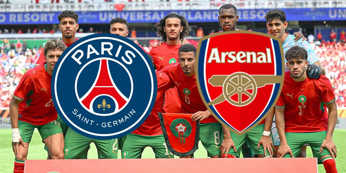 صراع بين آرسنال وباريس سان جيرمان على خدمات نجم المنتخب المغربي