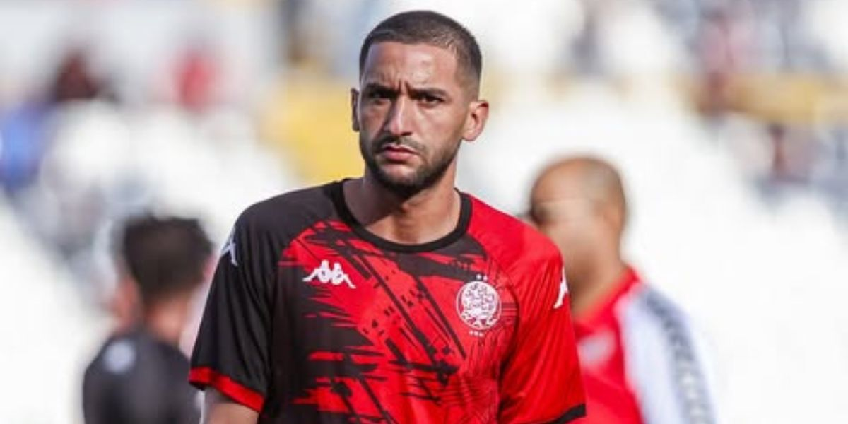استياء وغضب حكيم زياش بعد الخسارة أمام اتحاد طنجة